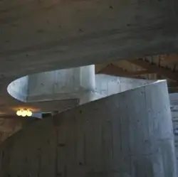 Storhamarlåven, detalj fra trapp, Hedmarksmuseet, Domkirkeod