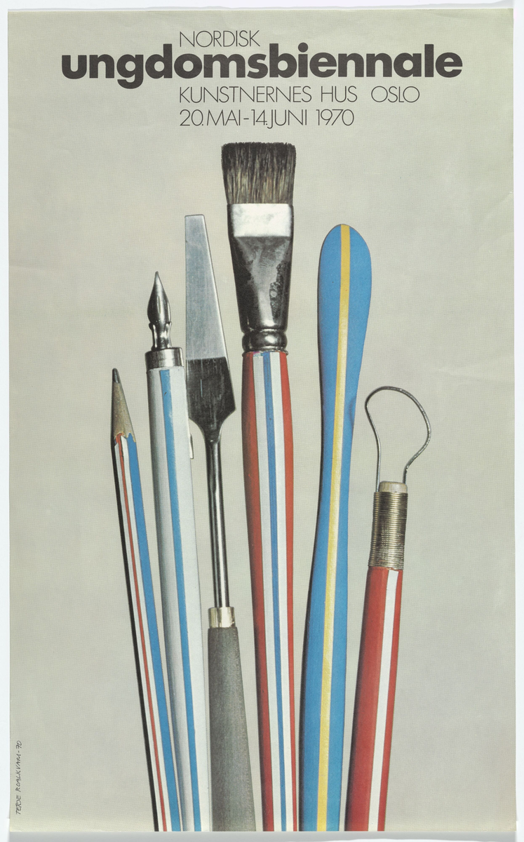 Nordisk Ungdomsbiennale 1970 [Plakat]