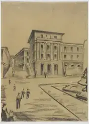 Non per dormire. Haugesund rådhus [Fasadeoppriss]