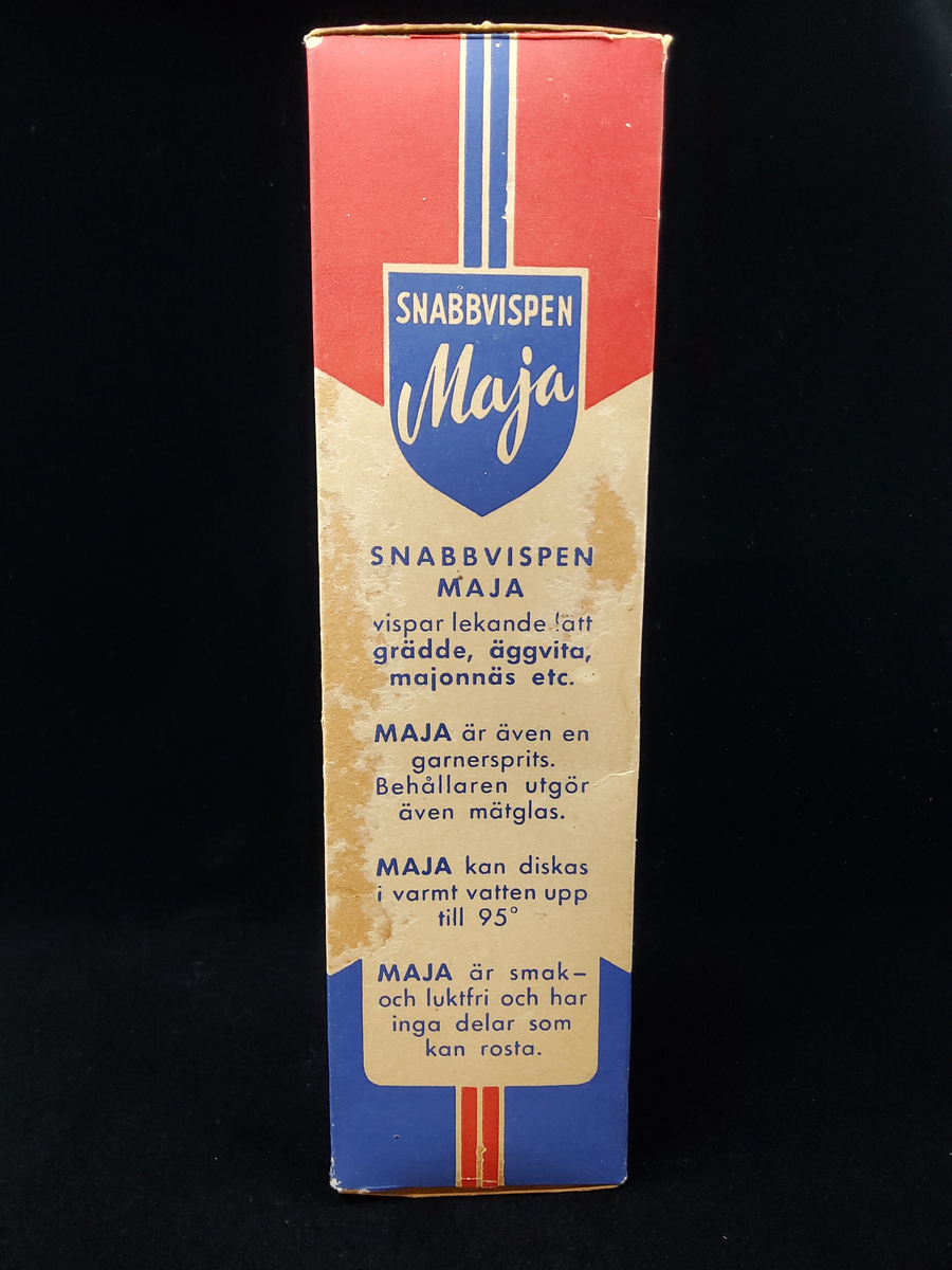 Titel: Snabbvispen "Maja"
Kategori: Övrigt
Plast: Styrenplast
Artnr: 374