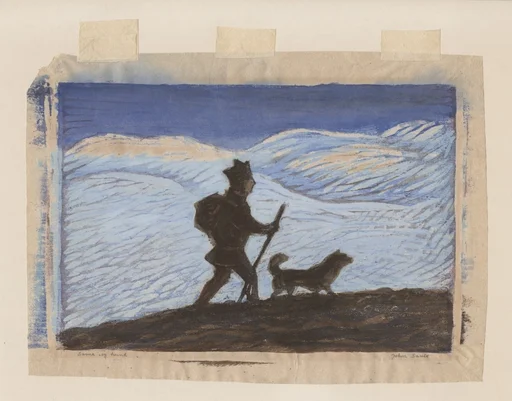 Same og hund [Opplagstrykk]