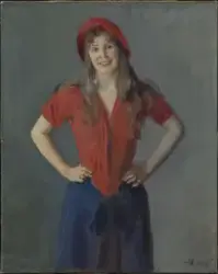 Maleren Oda Krohg [Maleri]