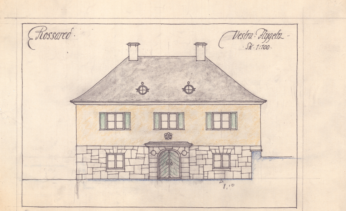 Rossareds östra flygel/Villa Dahlman
