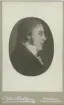 Porträtt av conrector Elias Roos f. 1776 d.1861 (enligt text baksida kort) 1899.