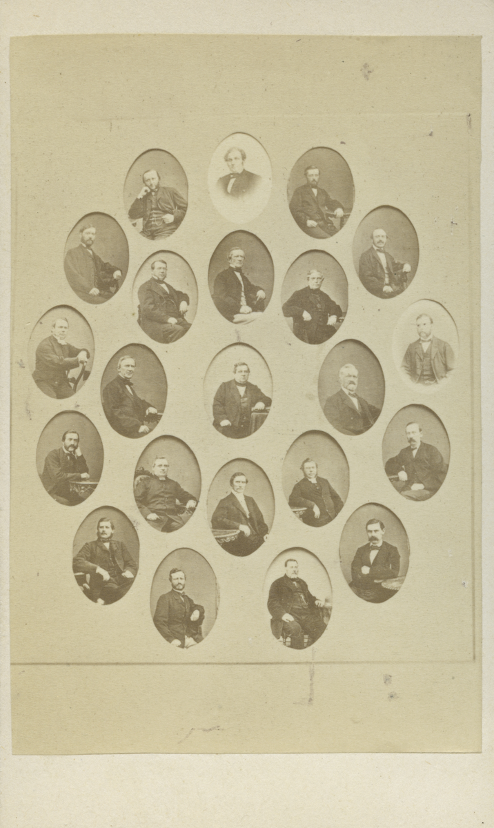 Porträttgalleri från 1866.