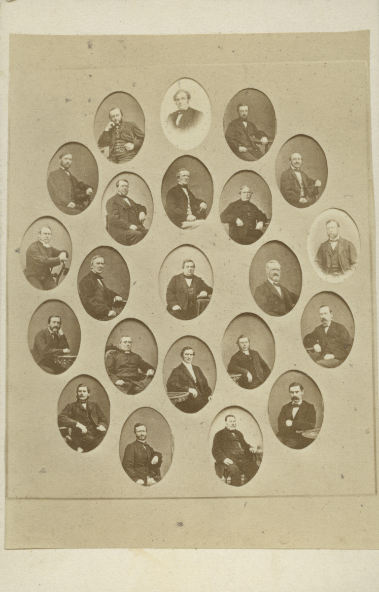 Porträttgalleri från 1866.