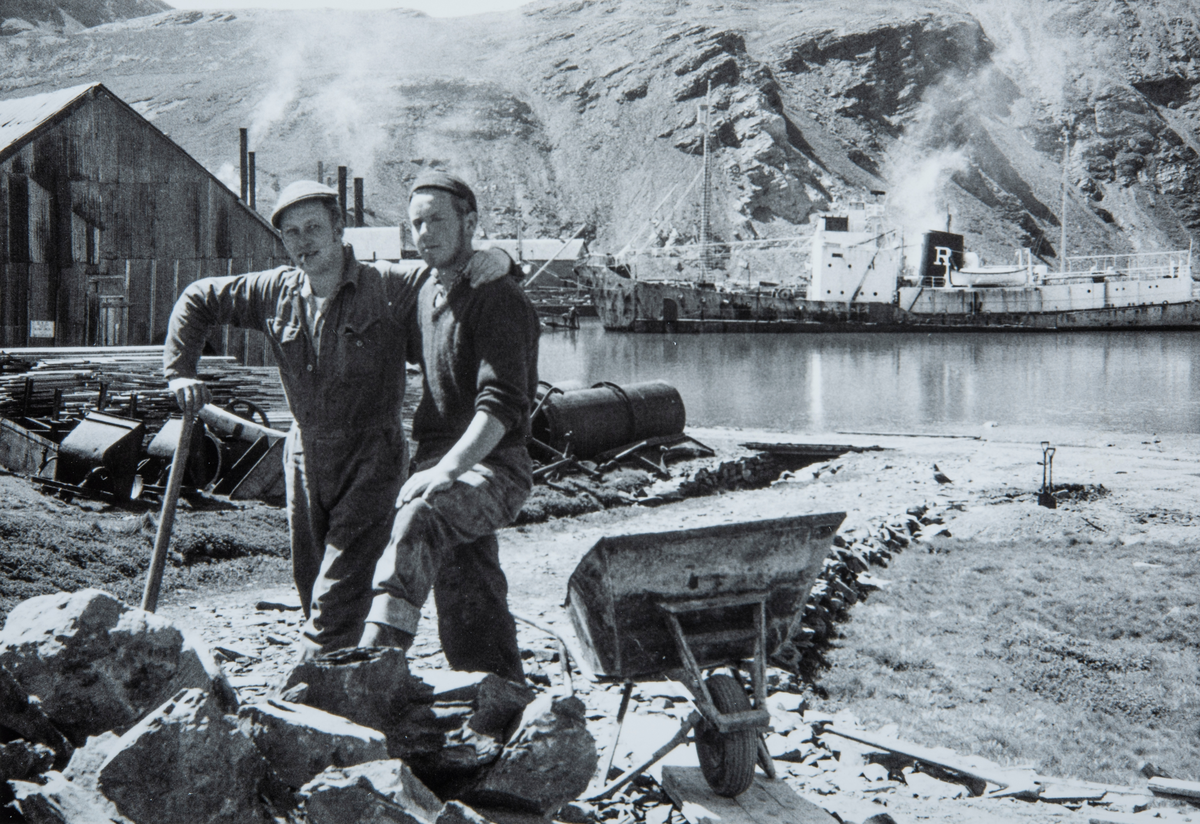 Selfangst og hvalfangst på Syd Georgia i perioden 1957-1962. Arbeid med bygging av fryseri i Grytvika.