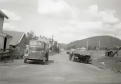 Vegarbeid i Lillehammer Oppland fylke