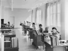 Postgirohuset, Stockholm. Korrespondensavdelningen på 1 tr. Fönster åt Mäster Samuelsgatan.