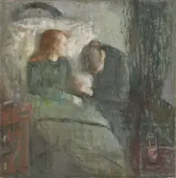 Det syke barn [Maleri]