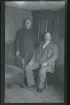 Porträtt av Lars Erik Larsson och hans fru.