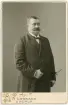 Kabinettsfotografi - Uno V Nyberg, Uppsala 1907