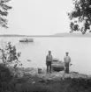 Falun, Sundborn, Hinsen, Korså 11,  Finnboviken vid Hinsen.