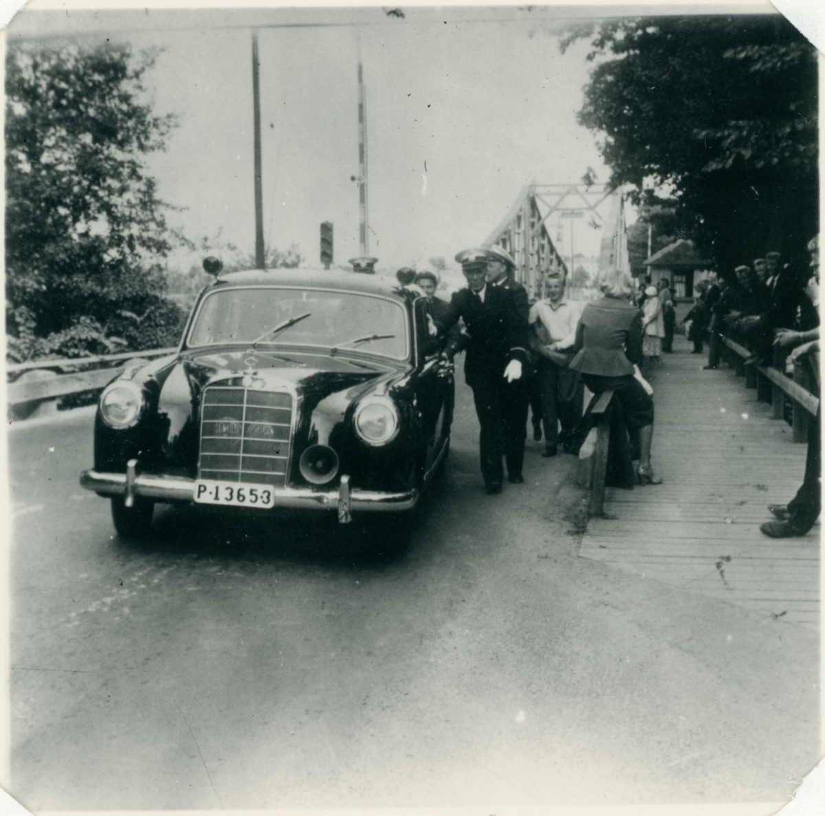 Vänersborg. Barnens dag. Polisbil