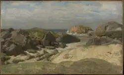 Studie fra Ogna på Jæren [Maleri]