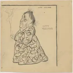 Kitty Kielland [Tegning]