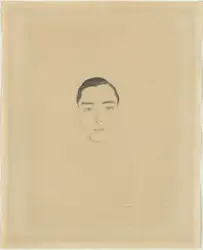 Portrett en face [Grafikk]