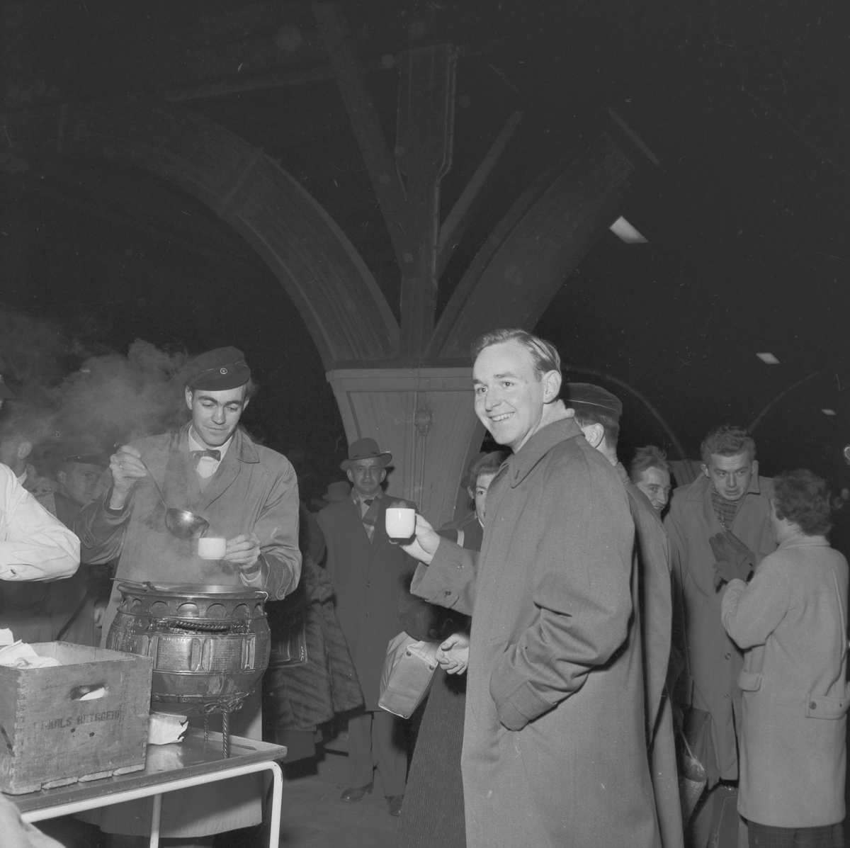 Gjester kommer til UKA -1957