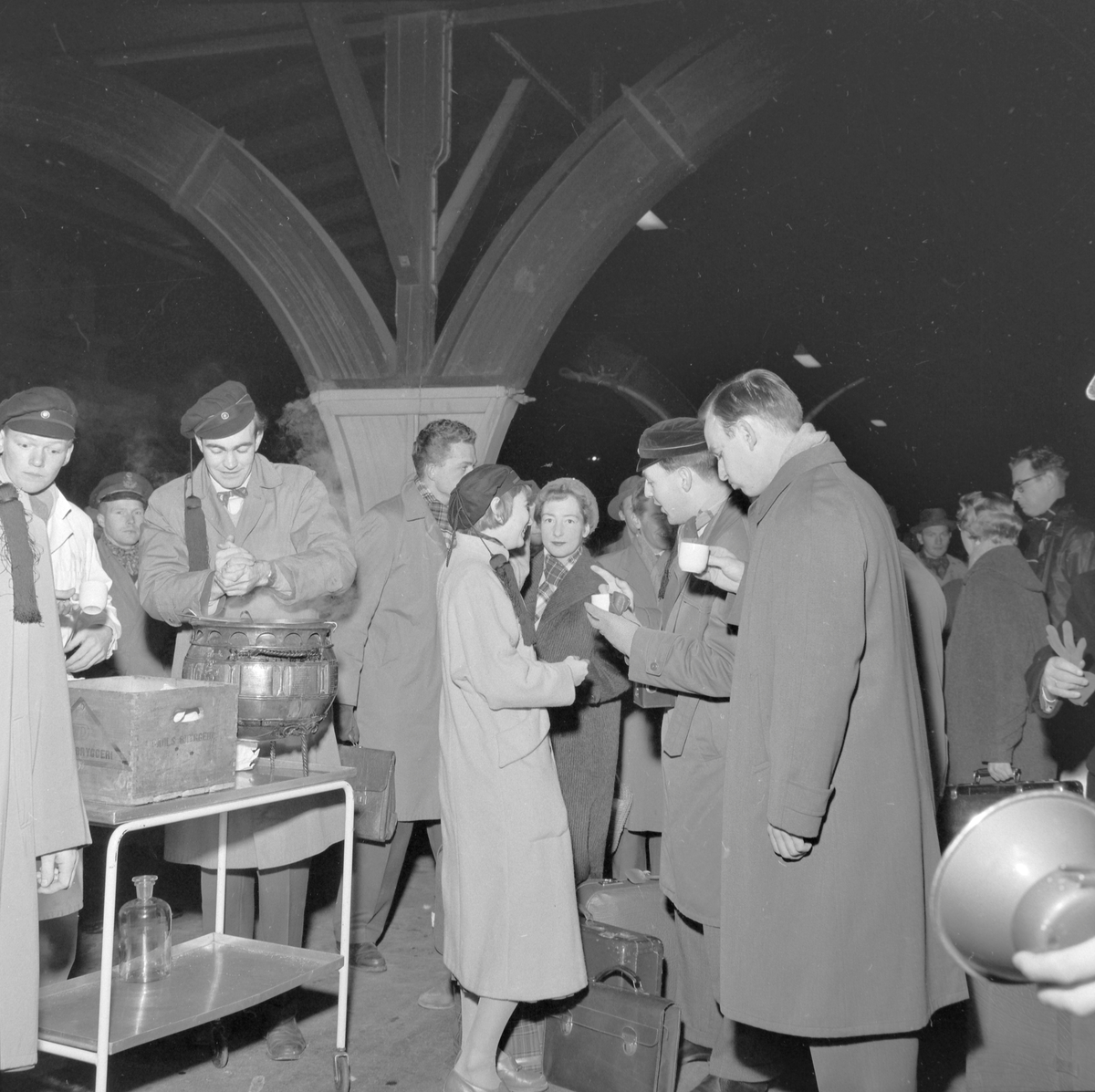 Gjester kommer til UKA -1957