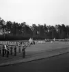 Svenska Flaggans dag 1943. 
Stor parad på Värendsvallen.