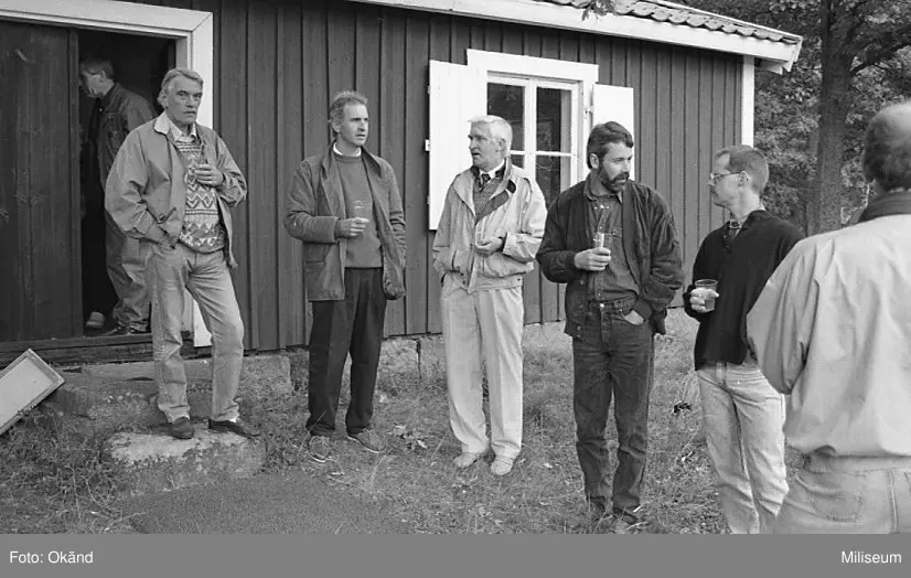 Från vänster: Birger Roos; Kenneth Breistål; Börje Karlsson; okänd och  Tomas Svensson.