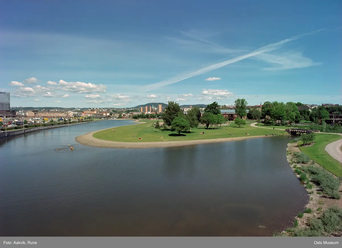 vannspeil, park, by