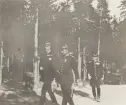 Kungabesöket i Boden 45 juli 1916, vid Södermanlands regementes I 10:s förläggning.