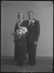 Brudpar. Zetterlund Gösta. Ur Gustaf Åhmans samling.