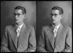 Mansporträtt. Gunnar Andersson, Kolbäck.
Ur Gustaf Åhmans samling.