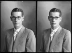 Mansporträtt. Gunnar Andersson, Kolbäck.
Ur Gustaf Åhmans samling.