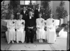 Grupporträtt. Konfirmander, Kolbäck, 1941.
Ur Gustaf Åhmans samling.