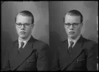 Porträtt. Erik Sandberg, Vänsta, Kolbäck.
Ur Gustaf Åhmans samling.