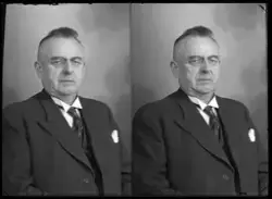 Mansporträtt. K.J. Uddman, Kolbäck.
Ur Gustaf Åhmans samling