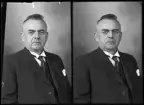 Mansporträtt. K.J. Uddman, Kolbäck.
Ur Gustaf Åhmans samling.