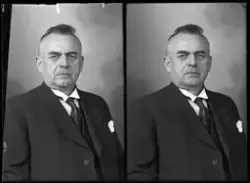 Mansporträtt. K.J. Uddman, Kolbäck.
Ur Gustaf Åhmans samling