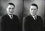 Mansporträtt. 
Olle Karlsson, Åby, Kolbäck
Ur Gustaf Åhmans samling.