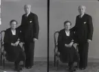 Grupporträtt, två personer.
O.V. Norlin, Sörstafors.
Ur Gustaf Åhmans samling.