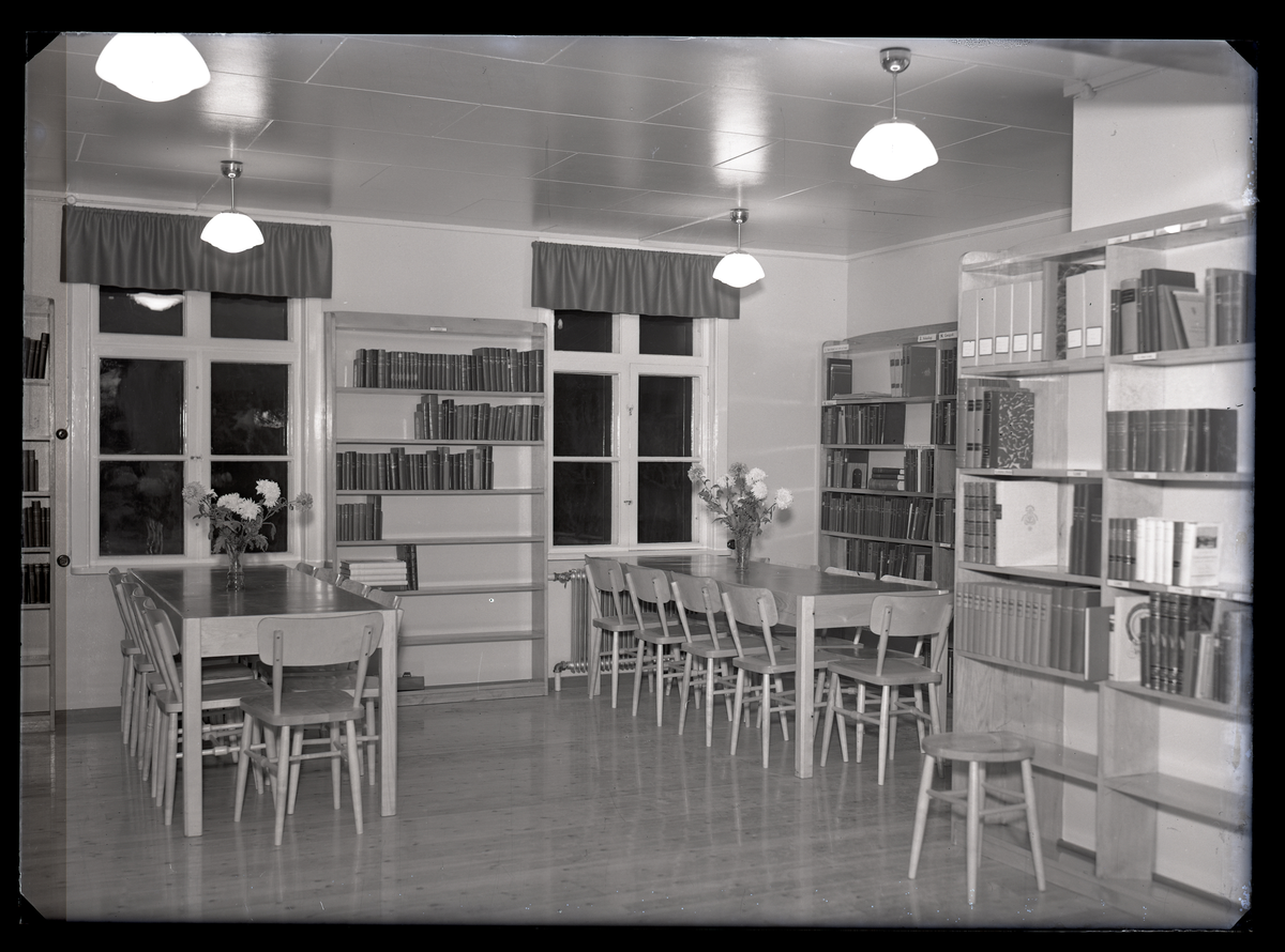Bibliotek, Biblioteket Kolbäck.
Ur Gustaf Åhmans samling.
