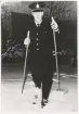 Poliskonstapel Eric Ström på skidor, 1962.