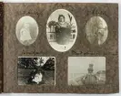 Sida ur fotoalbum som har tillhört Elin Andersson (gift Tidstrand). 1920-talet