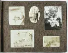 Sida ur fotoalbum som har tillhört Elin Andersson (gift Tidstrand). 1920-talet