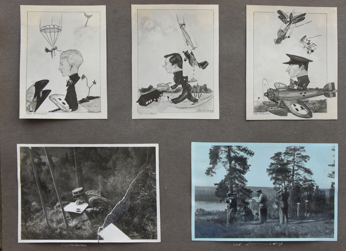 Fotoalbum, Nils Olof Sefeldt, född Svensson.

Fotolbum och 1 löst albumblad från Olle Svenssons utbildning och tjänst i svenska flygvapnet, 1934-1936. Därtill en del privata bilder.

Totalt 200 bilder.