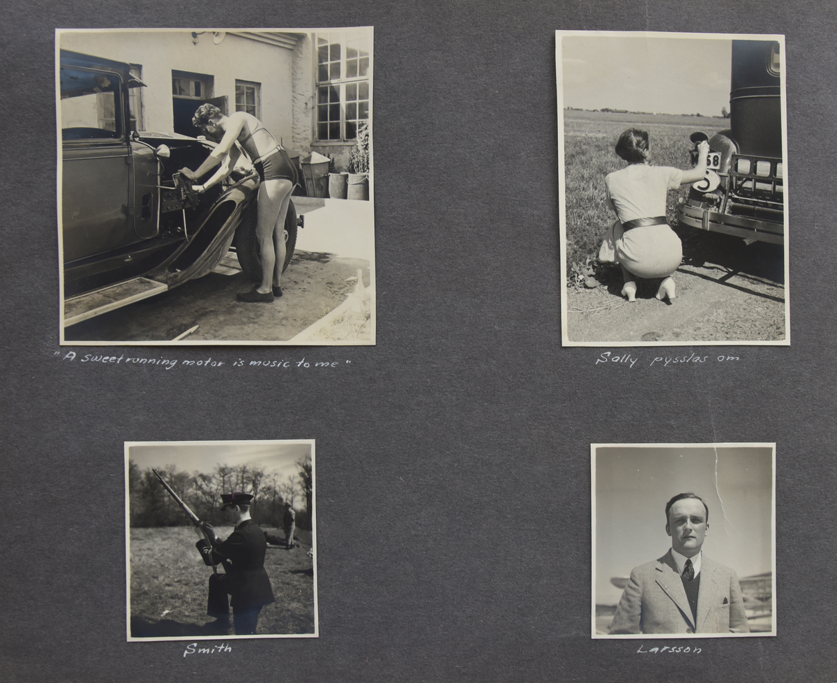 Fotoalbum, Nils Olof Sefeldt, född Svensson.

Fotolbum och 1 löst albumblad från Olle Svenssons utbildning och tjänst i svenska flygvapnet, 1934-1936. Därtill en del privata bilder.

Totalt 200 bilder.