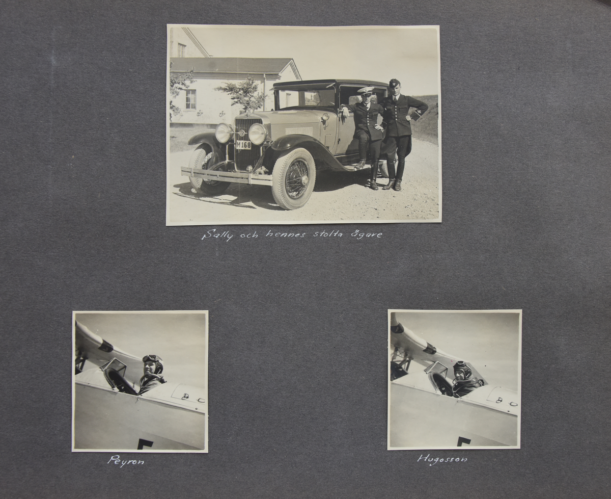 Fotoalbum, Nils Olof Sefeldt, född Svensson.

Fotolbum och 1 löst albumblad från Olle Svenssons utbildning och tjänst i svenska flygvapnet, 1934-1936. Därtill en del privata bilder.

Totalt 200 bilder.