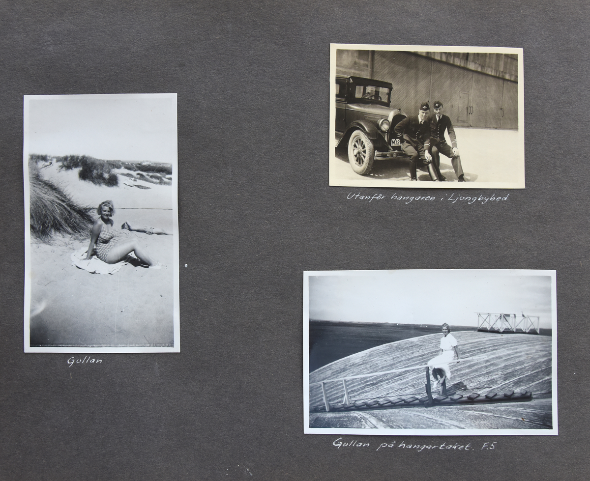 Fotoalbum, Nils Olof Sefeldt, född Svensson.

Fotolbum och 1 löst albumblad från Olle Svenssons utbildning och tjänst i svenska flygvapnet, 1934-1936. Därtill en del privata bilder.

Totalt 200 bilder.