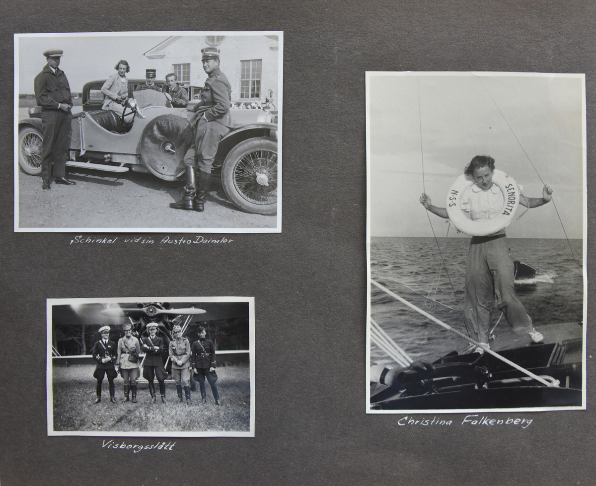 Fotoalbum, Nils Olof Sefeldt, född Svensson.

Fotolbum och 1 löst albumblad från Olle Svenssons utbildning och tjänst i svenska flygvapnet, 1934-1936. Därtill en del privata bilder.

Totalt 200 bilder.