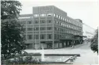 Västerås, Centrum, kv. Manfred.
Byggnad i korsningen Munkgatan/Vasagatan. C:a 1970-tal.