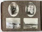 Sida ur fotoalbum som har tillhört Elin Andersson (gift Tidstrand). 1920-talet