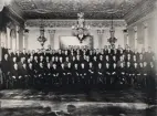 Svenska Polisförbundets (SPF:s) 17:e kongress, hållen i Växjö, 1926.
Gruppfoto vid middagen på stadshuset.