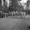 SM i gång på Värendsvallen, 1943. 
Start i 10 000metersloppet.